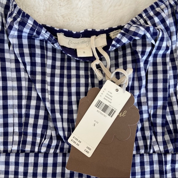 🌿|NWT| Anthropologie Gathered Puff-Sleeve Mini Dress - Picture 6 of 12